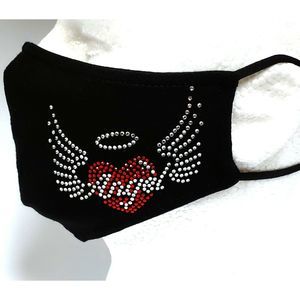 Fashion Mask, Fabric Cotton Mask-Angel